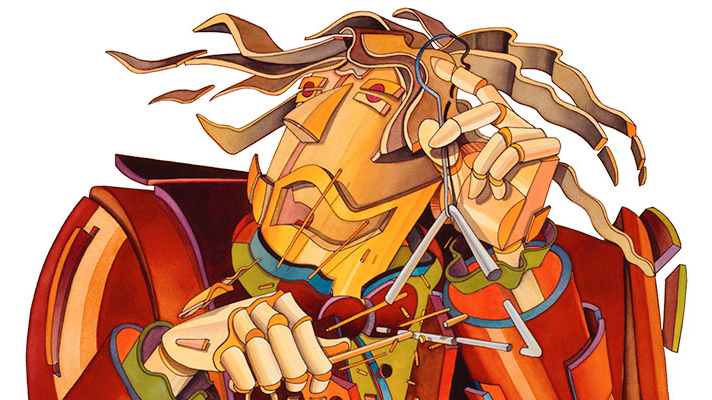 Toma est possédé par la peinture. Cet état de grâce se traduit par une brillante et virevoltante technique. 